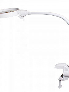 Лупа настольная с подсветкой на гибкой ноге с прищепкой 2 в 1 Орбита OT-INL76